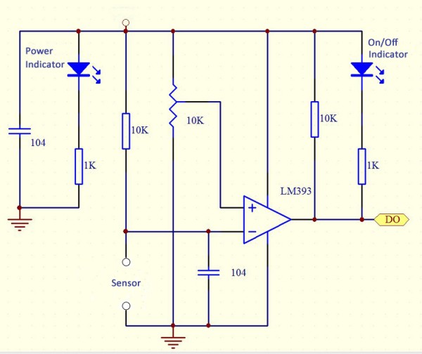 REED SWITCH MODULE SCHEMATIC