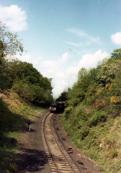 Approaching Goathland Station from Grosmont.