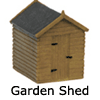 Model Railway Scenery - Hornby Skaledale - Garden Shed - R8576