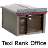 Model Railway Scenery - Hornby Skaledale - Don's Taxi Rank Office - R8764
