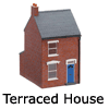 Model Railway Scenery - Hornby Skaledale - Terraced House R8622 and R8621